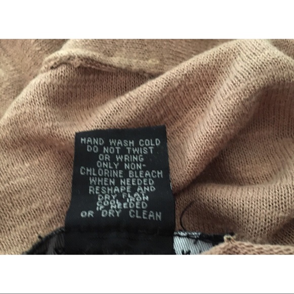 Grace Elements Tan Open Front Cardigan Size Large - Picture 10 of 10